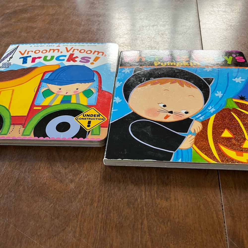 Vroom, Vroom, Trucks! Kids Book and Where is the Baby’s Pumpkin